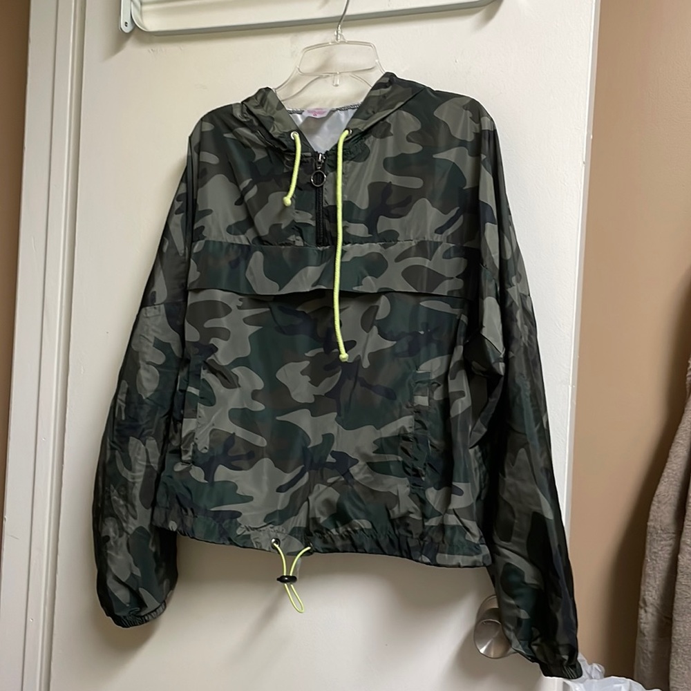 Camo Windbreaker